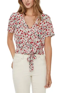 Bluzka damska Vero Moda Simply Easy w kwiaty luźna-S - Bluzki damskie - miniaturka - grafika 1