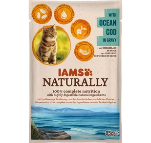 IAMS - Naturally Z dorszem oceanicznym w sosie 24x85g - Mokra karma dla kotów - miniaturka - grafika 2