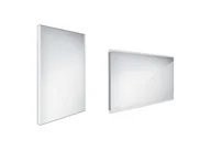 Lustra - Nimco Lustra - Lustro z oświetleniem LED, 50x70 cm, aluminium ZP 9001 - miniaturka - grafika 1