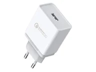 Ładowarki do telefonów - UGREEN Szybka ładowarka sieciowa Quick Charge 3.0 18W 3A USB biały 6957303811335 - miniaturka - grafika 1