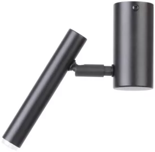 Sigma Sopel Krótki lampa sufitowa (spot) 1-punktowa czarna 33159 33159 - Lampy sufitowe - miniaturka - grafika 1