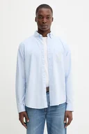 Koszule męskie - Guess Jeans koszula bawełniana męska kolor niebieski regular z kołnierzykiem button-down M5YH64 WHFK1 - miniaturka - grafika 1
