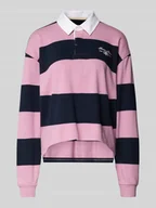 Koszulki i topy damskie - Koszulka polo o kroju regular fit z wyhaftowanym logo - miniaturka - grafika 1