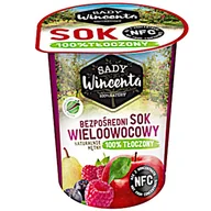 Soki i napoje niegazowane - Sady Wincenta Sok w Kubku o smaku Wieloowocowym 100 Procent Tłoczony - miniaturka - grafika 1