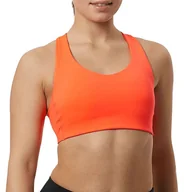 Bielizna sportowa damska - Biustonosz sportowy New Balance WB11044ERE - pomarańczowy - miniaturka - grafika 1