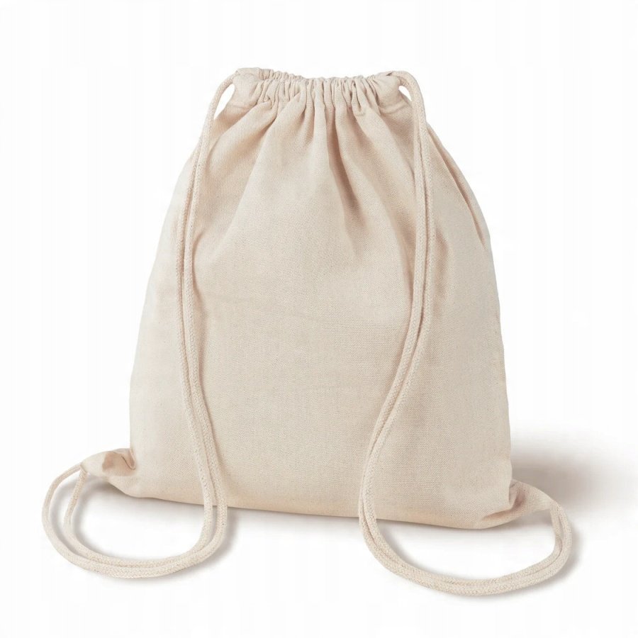 Bullz Plecak Bawełniany Ecru 34X40 Cm Z Nadrukiem