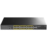 Switche - Switch CUDY GS2028PS4-400W Gigabit Ethernet, 33 porty, Funkcja PoE, Zarządzalny GS2028PS4-400W - miniaturka - grafika 1
