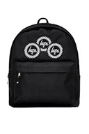 Plecaki - Hype Plecaki szkolne na co dzień dla dzieci chłopców dziewcząt mężczyzn i kobiet, Czarna odznaka 3, Rozmiar Uniwersalny - miniaturka - grafika 1