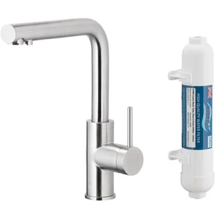 KFA Armatura DUERO PURE BASIC INOX 6623-912-22 z funkcją filtracji wody, Stal nierdzewna, Filtr Hydro+ - Baterie kuchenne - miniaturka - grafika 1