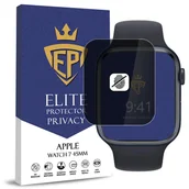 Akcesoria do smartwatchy - FOLIA 5D PRYWATYZUJĄCA SZKŁO ANTI-SPY DO APPLE WATCH 7 45MM CAŁY EKRAN - miniaturka - grafika 1