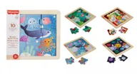 Zabawki interaktywne dla dzieci - FP WOOD PUZZLE KOLEKCJA UKLADANEK MIX - miniaturka - grafika 1