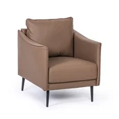 Fotele - Fotel PATTY, brązowy - miniaturka - grafika 1