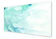 Dekoracje domu - Panel kuchenny HOMEPRINT Zielona abstrakcja 140x70 cm - miniaturka - grafika 1