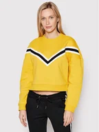 Bluzy damskie - Urban Classics Bluza Inset TB2341 Żółty Regular Fit - miniaturka - grafika 1