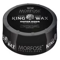 Kosmetyki do stylizacji włosów - Morfose King Wax Dark Hair Super Aqua 175ml - miniaturka - grafika 1