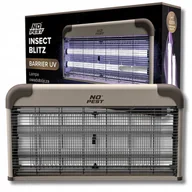 Lampy owadobójcze - SKUTECZNA lampa OWADOBÓJCZA na komary UV muchy ELEKTRYCZNA pułapka NO PEST - miniaturka - grafika 1