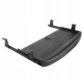 Inne meble biurowe - Szuflada półka pod klawiaturę Wysuwana Gtv Czarna Pełny Wysuw Schowek - miniaturka - grafika 1