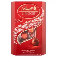 Bombonierki i czekoladki - Lindt Czekoladki Lindor Milk Cornet 337g CZEK1039 - miniaturka - grafika 1