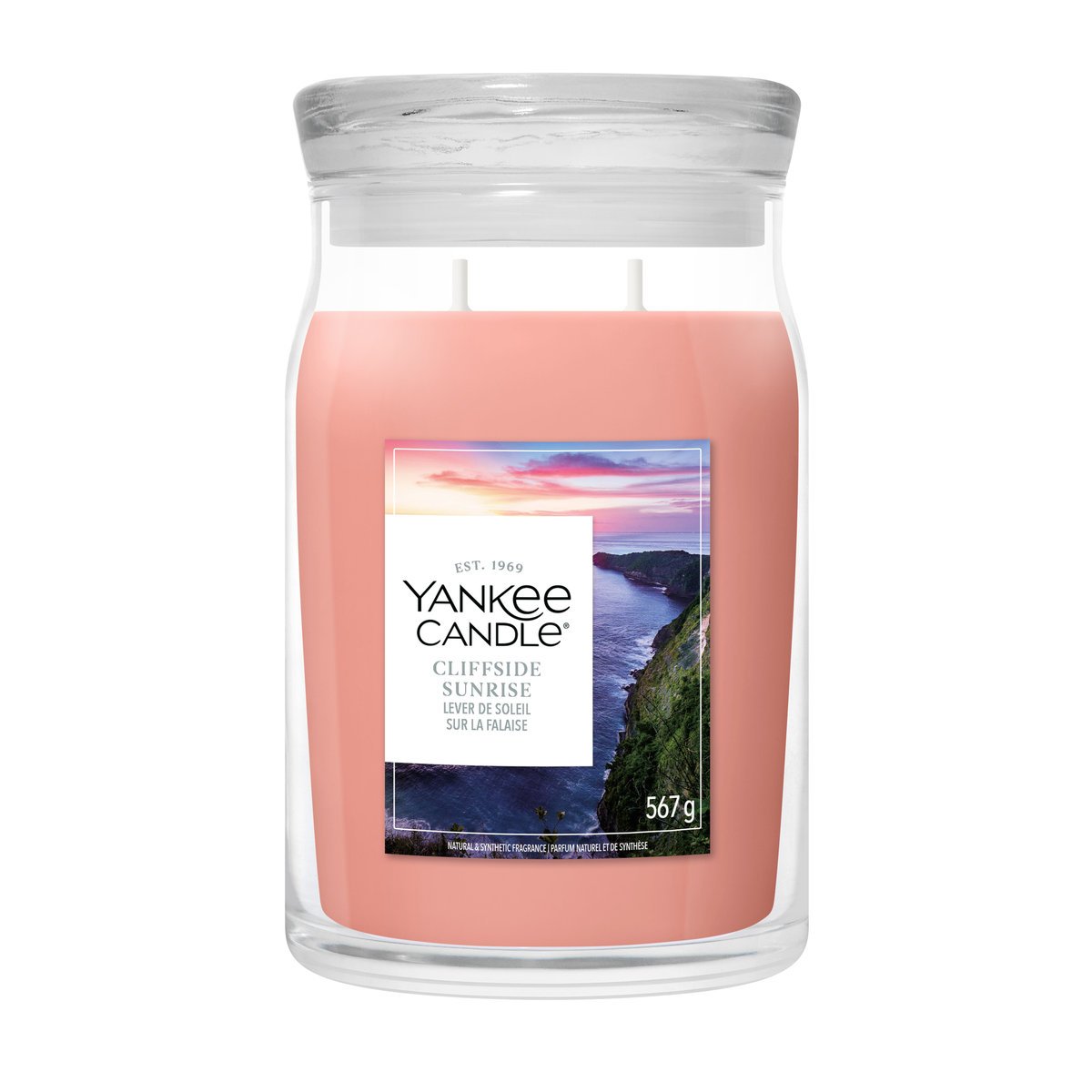 Świeca zapachowa duża Yankee Candle Cliffside Sunrise