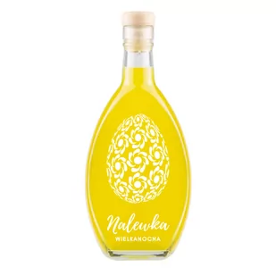 Butelka Elipsa 200Ml Z Nadrukiem Wielkanocnym - Jajo - Domowy wyrób alkoholu - miniaturka - grafika 1
