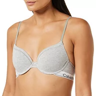 Biustonosze - Calvin Klein Damski biustonosz - Idealnie dopasowany Flex, szary, 70D - miniaturka - grafika 1