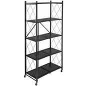 Regały - Regał składany GOCKOWIAK Gestel 331507MG Czarny - miniaturka - grafika 1