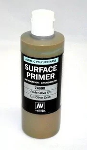 U.S. Olive Drab 200 ml. Podkład Akrylowy Vallejo Surface Primer - Akcesoria i części modelarskie - miniaturka - grafika 1