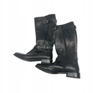 Kozaki damskie - Eleganckie czarne kozaki damskie DITTO VANELI 39 - miniaturka - grafika 1