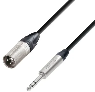 HN-Sound K5 BMV 1000 przewód mikrofonowy Neutrik XLR Male na 6, 3 MM JACK stereo 10 m - Akcesoria do nagłośnienia - miniaturka - grafika 1