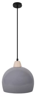 Candellux Lampa wisząca szara aluminiowy klosz 60W E27 Monroe 31-78360 31-78360 - Lampy sufitowe - miniaturka - grafika 1
