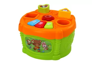 Bębenek Interaktywny Edukacyjny Kształty Zielono- Pomarańczowy - Zabawki interaktywne dla dzieci - miniaturka - grafika 2