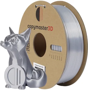 Copymaster3D PLA Silk filament for 3D printer, 1.75 mm, silver - Filamenty i akcesoria do drukarek 3D - miniaturka - grafika 1