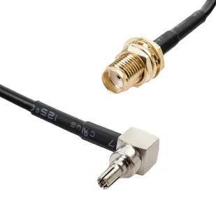 Konektor antenowy gniazdo SMA na TS9 10cm - Kable - miniaturka - grafika 2