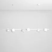 Lampy sufitowe - Aldex Bot lampa wisząca 6-punktowa biała 1046K 1046K - miniaturka - grafika 1