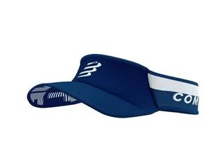 Czapki i chusty sportowe damskie - COMPRESSPORT Daszek biegowy ULTRALIGHT VISOR V2 estate blue - grafika 1