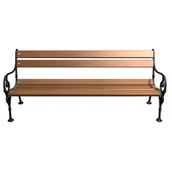 Ławki ogrodowe - Baster Ławka ogrodowa Wiedeńska palisander 0109 - miniaturka - grafika 1