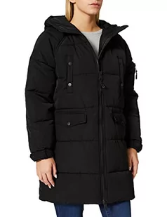 VERO MODA VMELOISE 3-4 kurtka GA płaszcz, czarny, XS - Płaszcze damskie - miniaturka - grafika 1