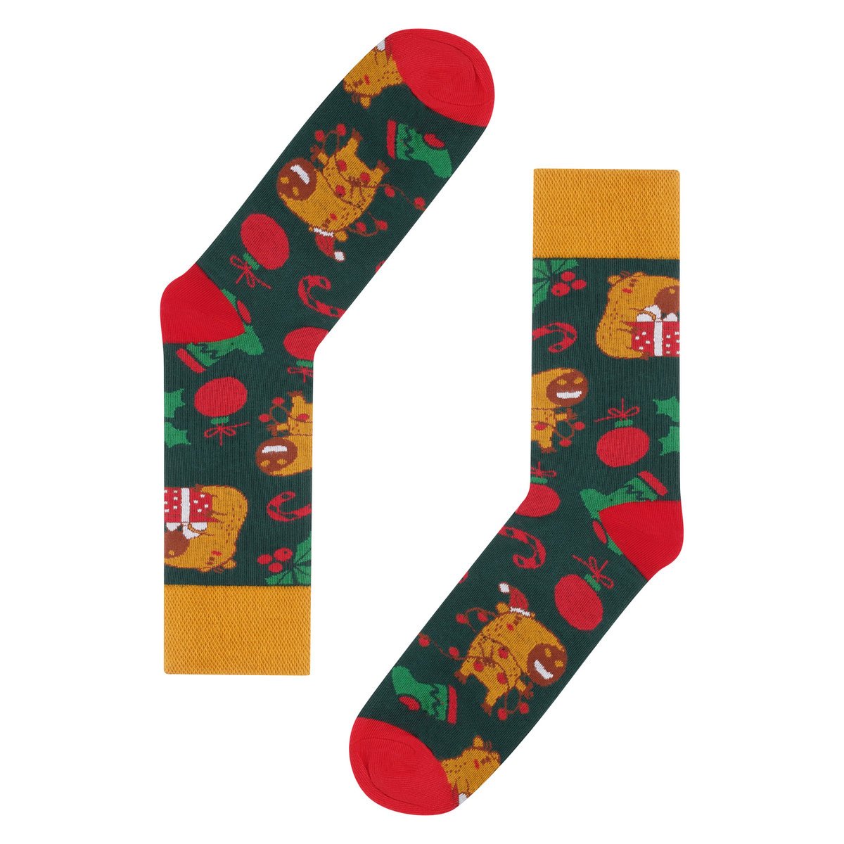 Skarpetki świąteczne damskie w kapibary 39-42 damskie skarpetki w kapibary