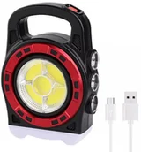 Latarki - Latarka Solarna Turystyczna Wielofunkcyjna Powerbank 4In1 Hb-6678 20W - miniaturka - grafika 1