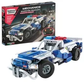 Zabawki interaktywne dla dzieci - Clementoni Mechanics Samochód Policyjny Radiowóz RC Zestaw - miniaturka - grafika 1
