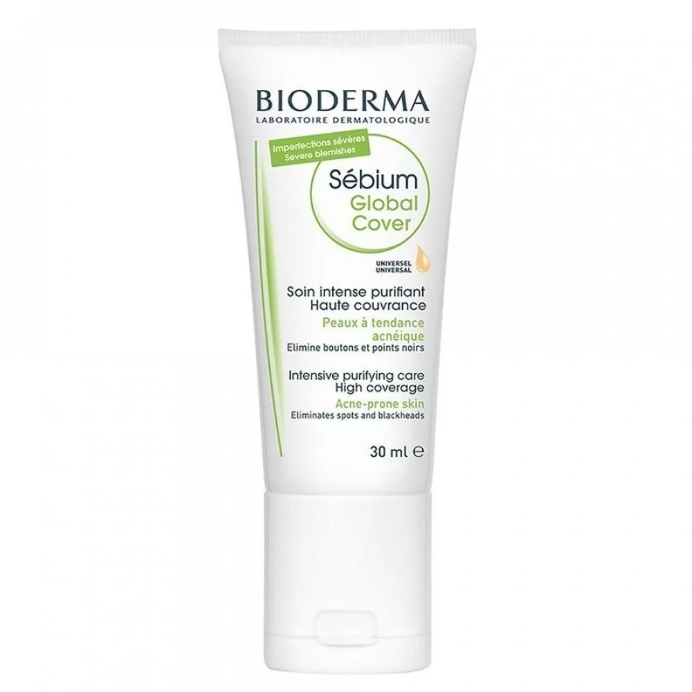 Bioderma NAOS POLAND SP Z O.O SEBIUM GLOBAL COVER Przeciwtrądzikowy krem koloryzujący 30 ml 7069129