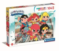 Puzzle - Clementoni Puzzle 104 Maxi Super Kolor DC Superfriends - - miniaturka - grafika 1