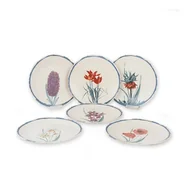 Talerze - Zestaw 6 ceramicznych talerzy do serwowania My Ceramic, ø 25 cm - miniaturka - grafika 1