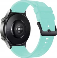 Akcesoria do smartwatchy - Pasek silikonowy do Huawei Watch GT 2/3/4/2 Pro/3 Pro/4 Pro/GT 2e 46mm - jasnozielony - miniaturka - grafika 1
