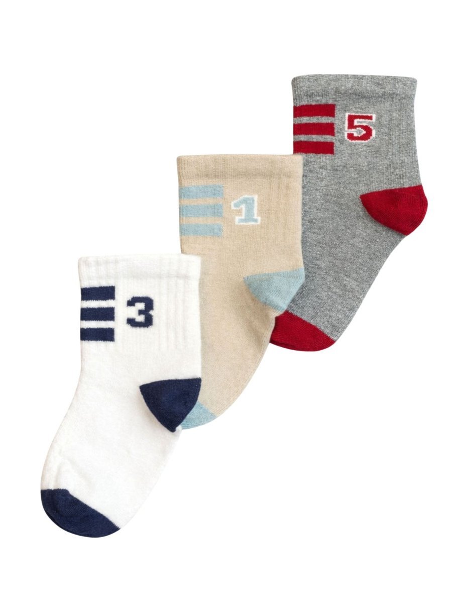 Skarpetki chłopięce skarpety dziecięce bawełniane długie 3PAK 31-34 MYWAY