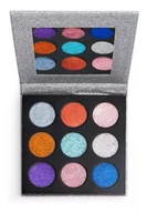 Cienie do powiek - Makeup Revolution Pressed Glitter Palette paleta prasowanych brokatów odcień Illusion 10,8 g - miniaturka - grafika 1