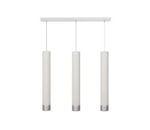 LED Żyrandol na lince TUBA 3xGU10/4,8W/230V białe/matowy chrom - Lampy sufitowe - miniaturka - grafika 1