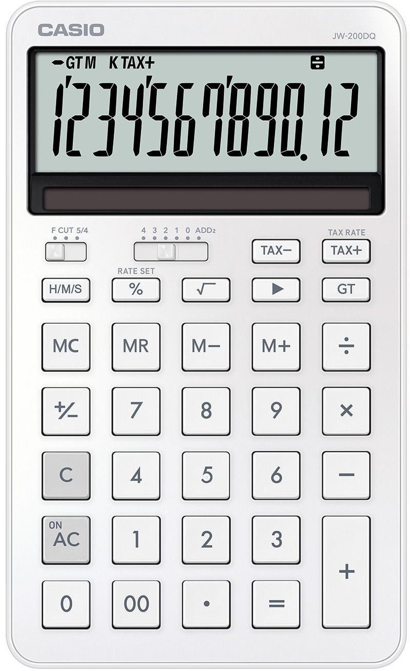 Casio Kalkulator JW-200DQ-WE white