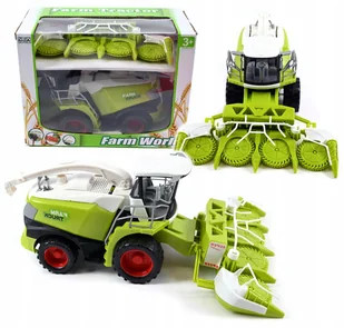 DUŻY KOMBAJN DO KUKURYDZY HEDER RUCHOME ELEMENTY ZIELONA MASZYNA ROLNICZA - Samochody i pojazdy dla dzieci DUŻY KOMBAJN DO KUKURYDZY HEDER RUCHOME ELEMENTY ZIELONA MASZYNA ROLNICZA - Samochody i pojazdy dla dzieci - miniaturka - grafika 1