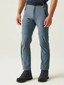 Odzież trekkingowa męska - Regatta Spodnie funkcyjne Zipp-Off "Xert Stretch III" w kolorze szarym - miniaturka - grafika 1